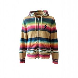 Unisex Aviator Nation Multicolor Zip-Up Bolt Hoodie